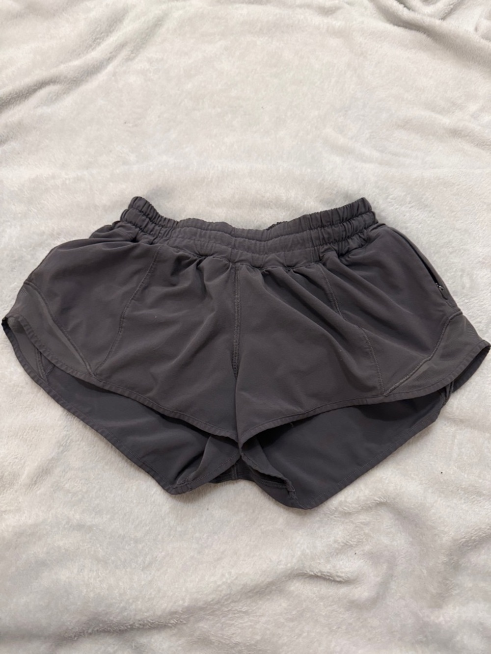 Lululemon Charcoal Athletic Shorts - Comfortable Running Shorts